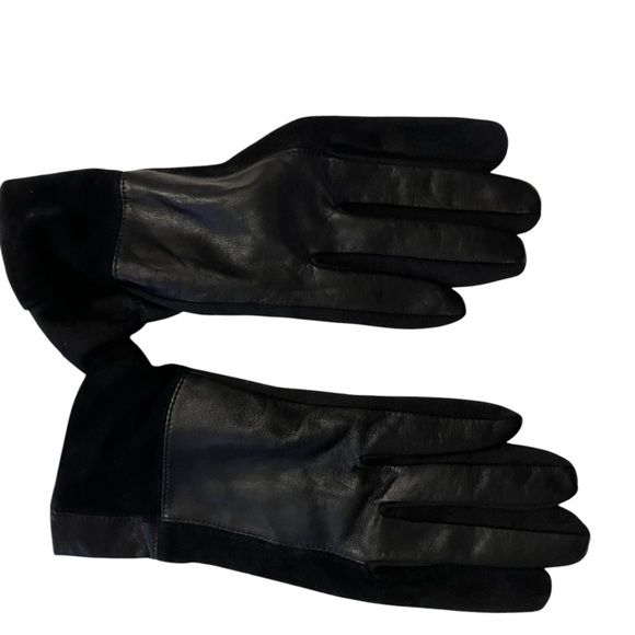 LORD & TAYLOR Genuine Leather Touch Screen Gloves by Forbes Brothers L/XL NWT - Picture 2 of 6